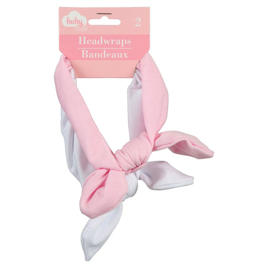 Baby Headwraps with Bows, 2-ct. Packs (Pack of 36)
