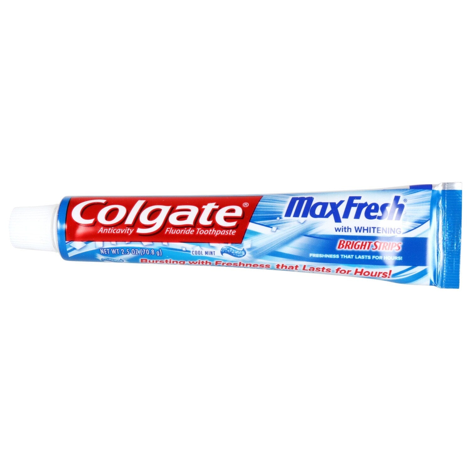 MaxFresh Anticavity Flouride Toothpaste Whitening & Breath Strips, 2.5 oz. (24)