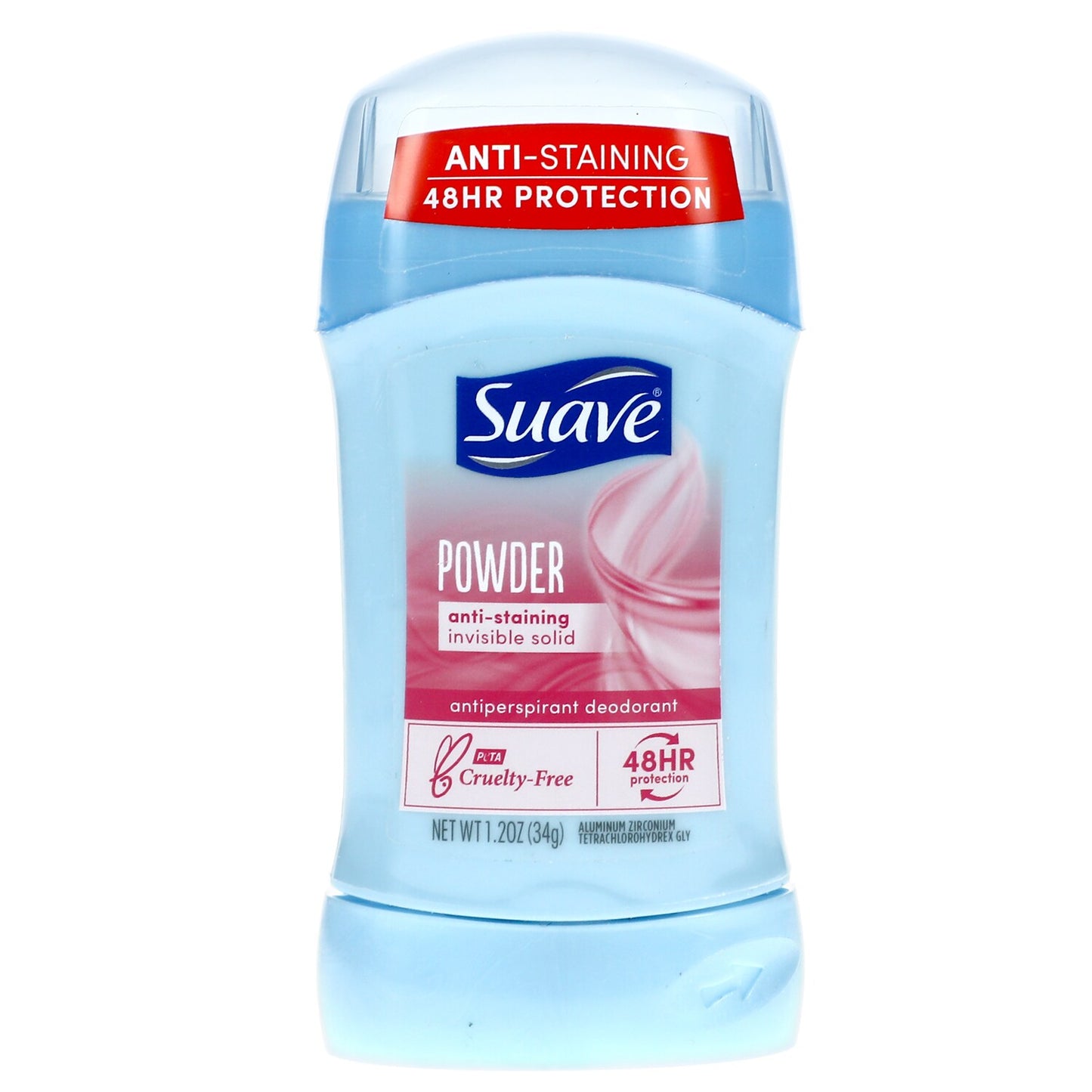 Suave Powder Fresh Antiperspirant Deodorant, 1.2 oz. (Pack of 4)