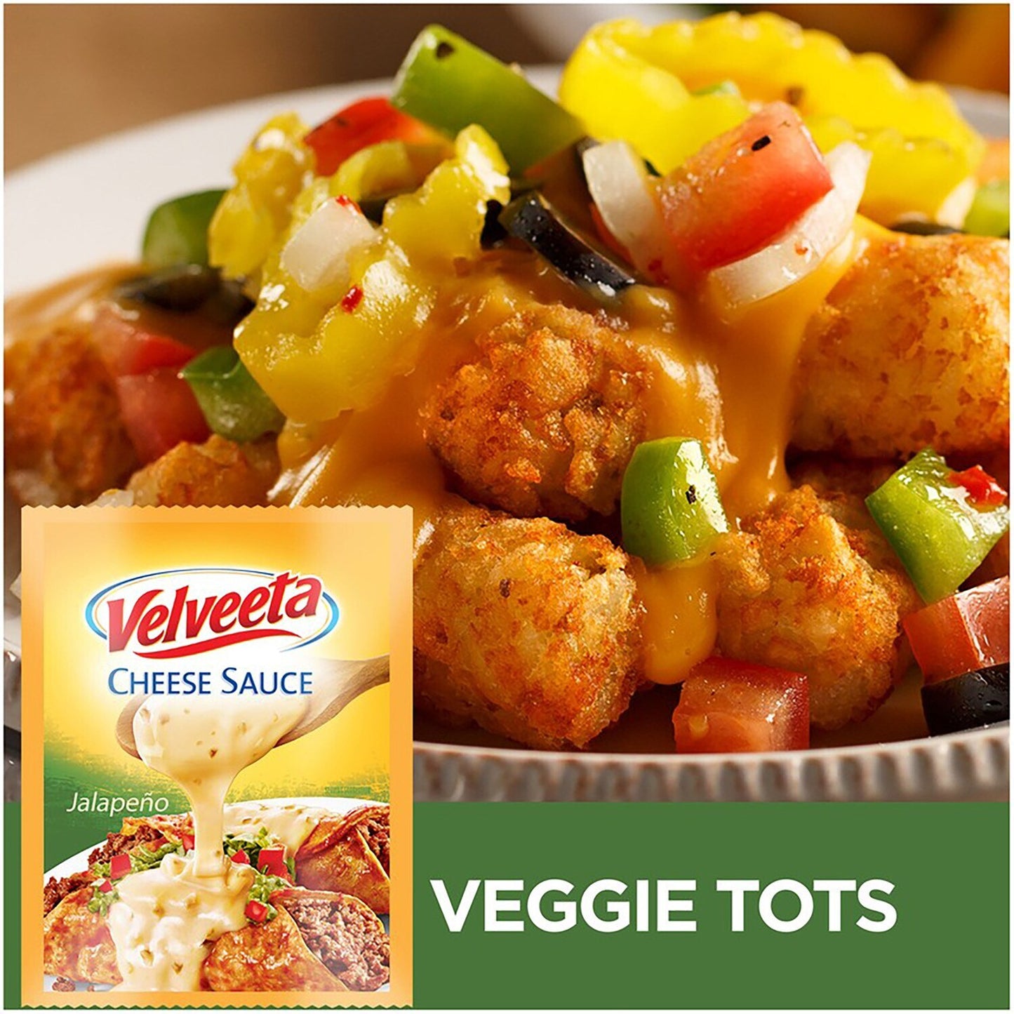 Velveeta Jalepeno Cheese Sauce, 4-oz. Packets (Pack of 24)