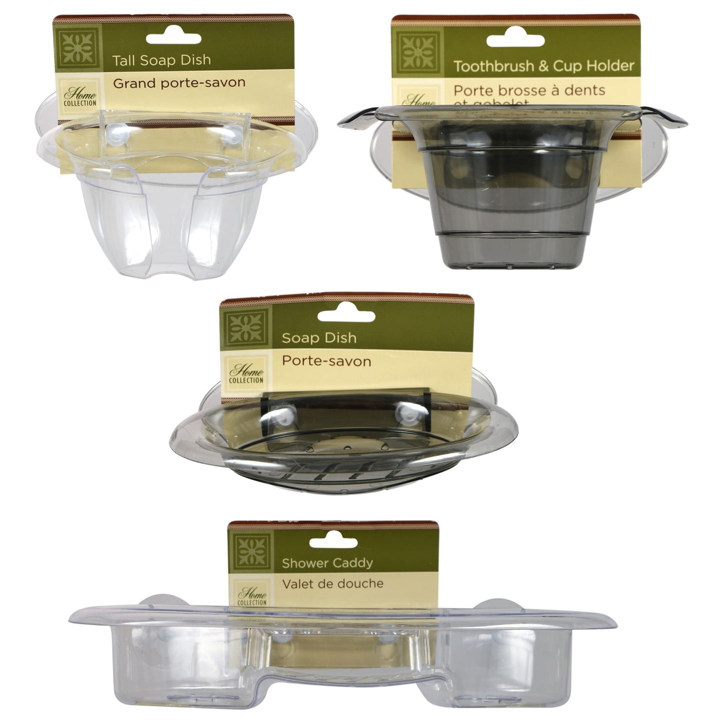 Home Collection Plastic Bath & Shower Accessories (Pack of 24)