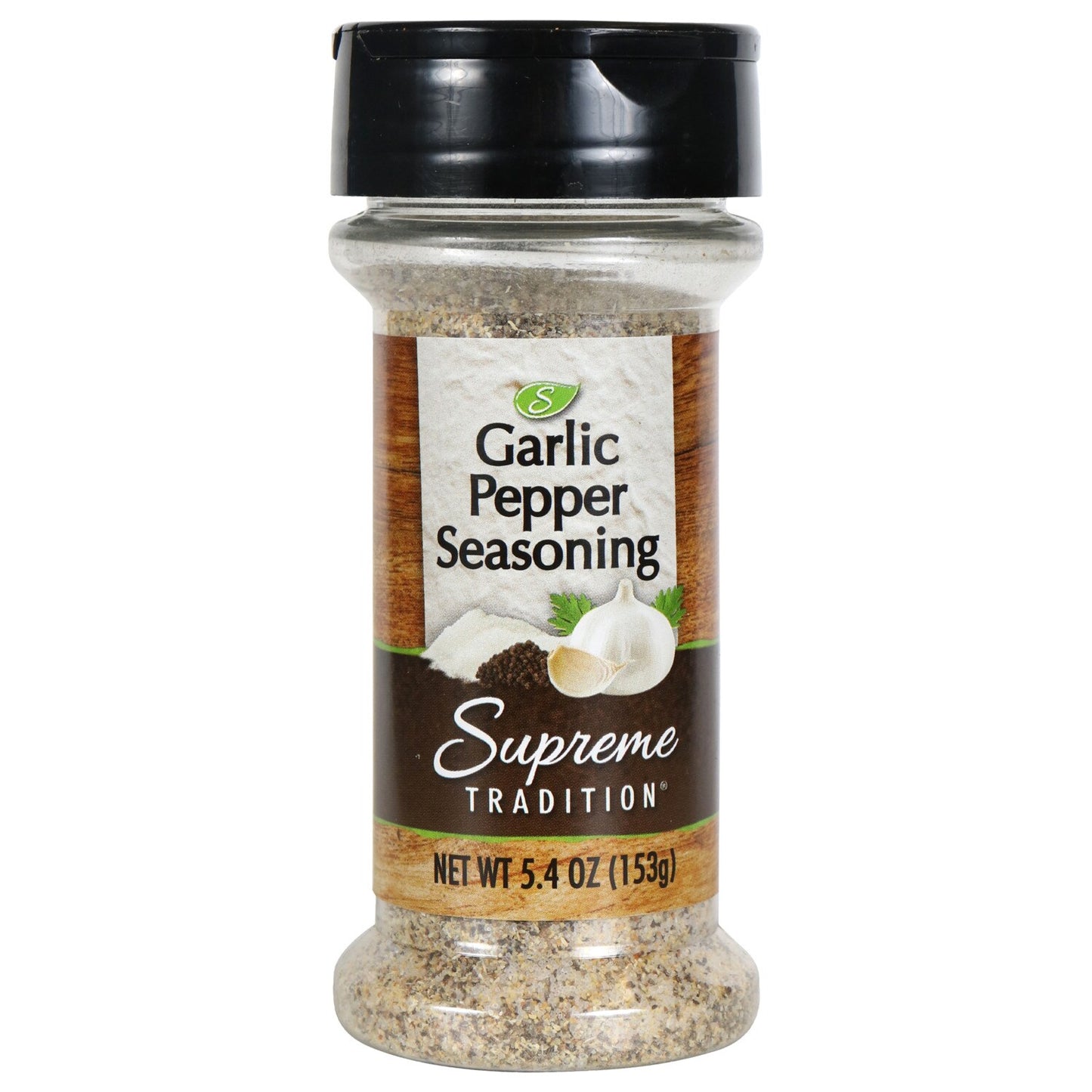 Supreme Tradition Garlic Pepper Seasoning, 5.4-oz. (Pack of 12)