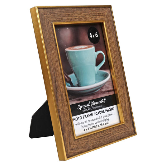 Special Brown Wood Wide Picture Frames, 4x6-in. (Pack of 12)