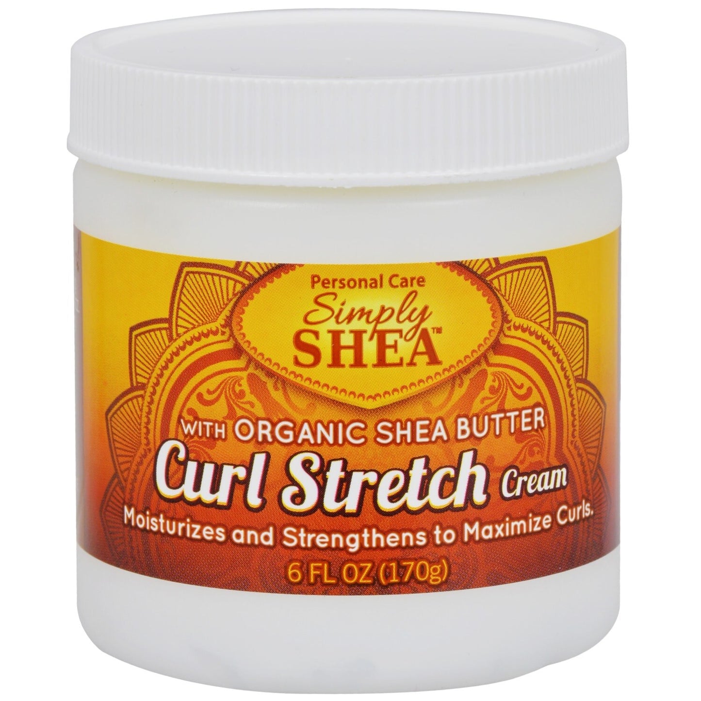 Simply Shea Curl Stretch Cream, 6-oz. Jars (Pack of 12)