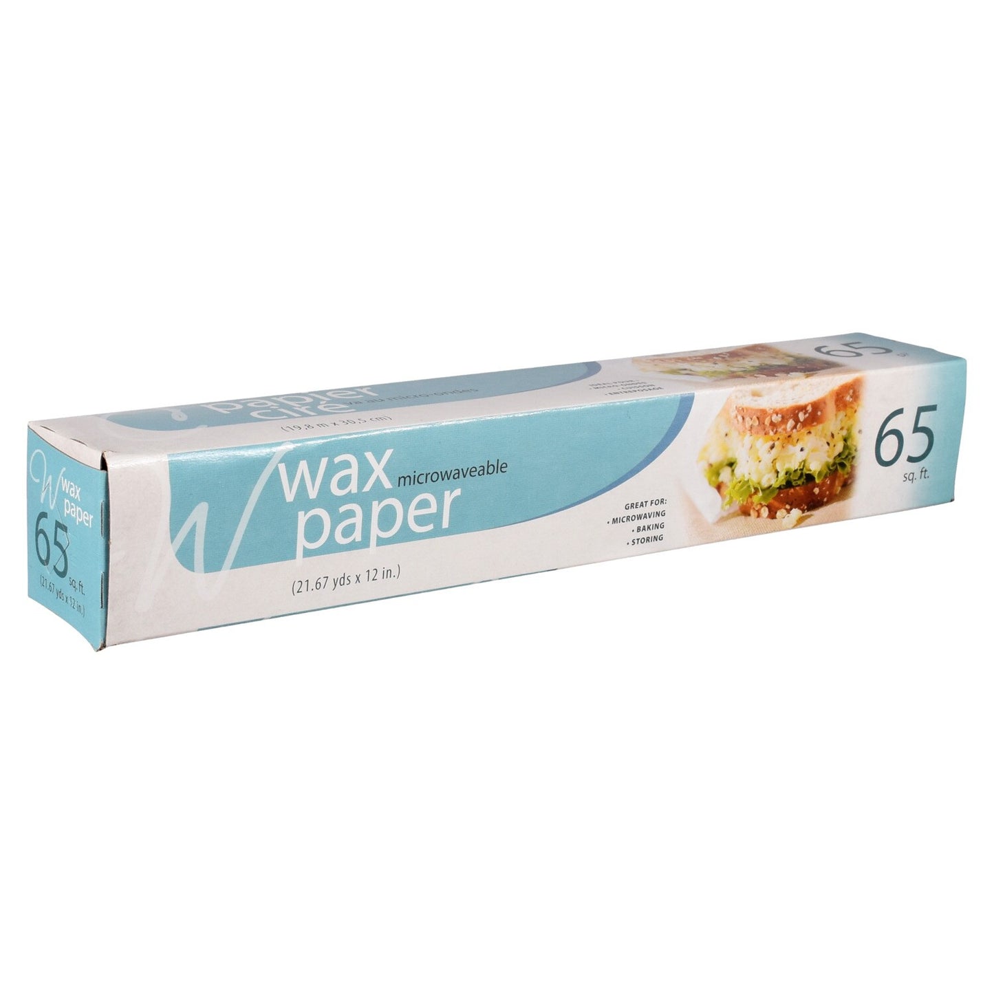 Wax Paper, 65 sq.ft. Rolls (Pack of 24)