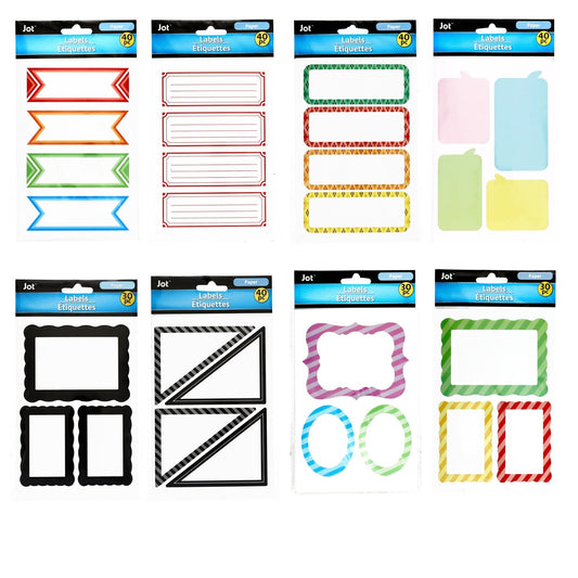 Jot Self-Adhesive Paper Labels, 4x6 in. (Pack of 24)