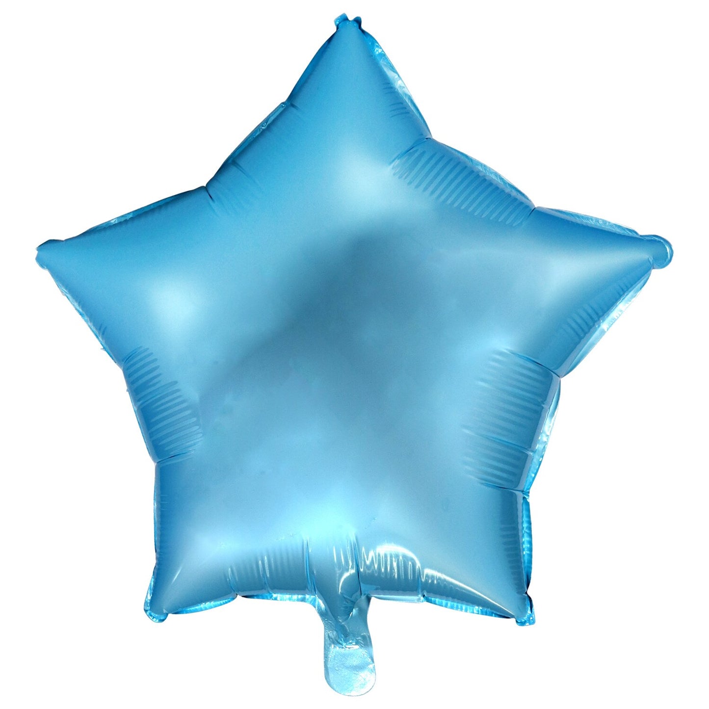 Light Blue Star-Shaped Foil Balloons, 18-in. (Pack of 25)