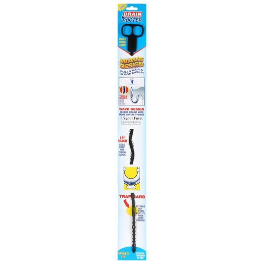 Drain Rooter Plastic Drain Snakes (Pack of 24)