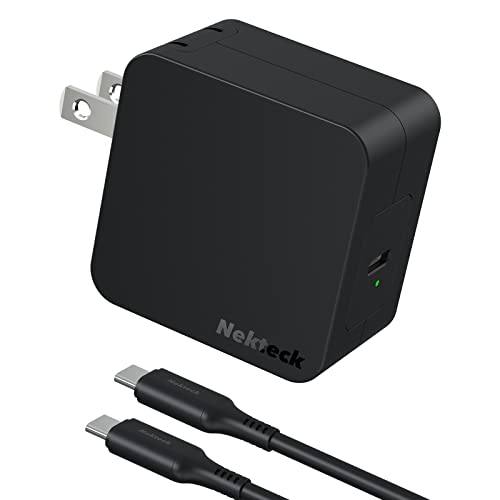 60W USB C Charger [GaN Tech], PD 3.0 Fast Charger[USB-IF & ETL ] with Foldable Plug, Compatible with MacBook Air/Pro, iPad Air/Pro, iPhone 13 Pro Max, Switch, Galaxy, Pixel and More.