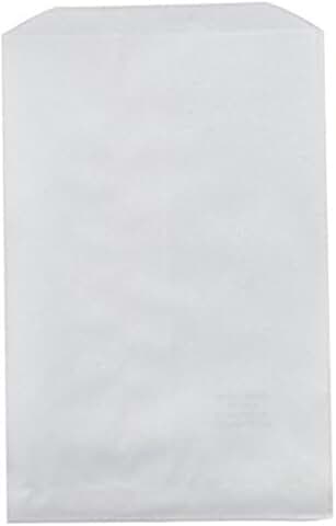 White Kraft Paper Bags, 6" x 9", 100 Pack