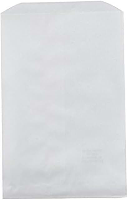White Kraft Paper Bags, 6" x 9", 100 Pack