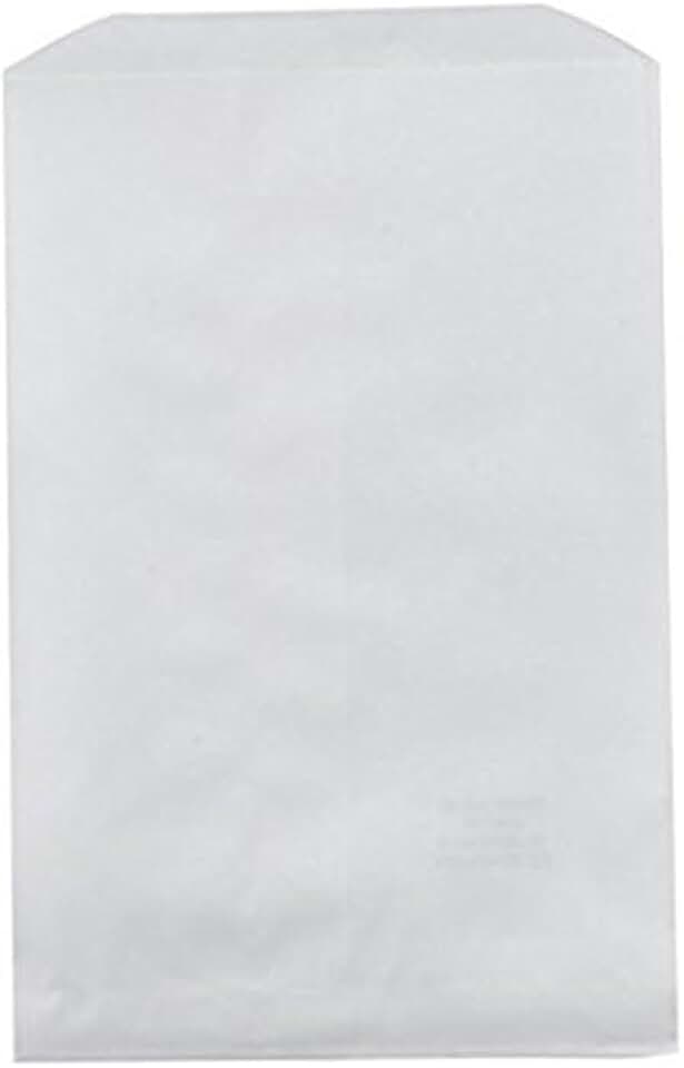 White Kraft Paper Bags, 6" x 9", 100 Pack