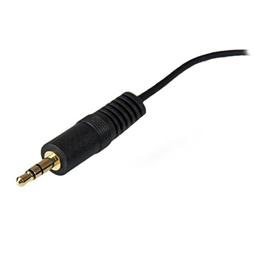 .com 12 ft. (3.7 m) 3.5mm Audio Extension Cable - PC Speaker Extension Audio Cable - Strain Relief - Black - Aux Cable (MU12MF)