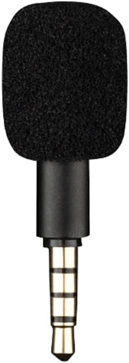 Black 4-Pole 3.5mm Microphone Jack for Recorder and Phone