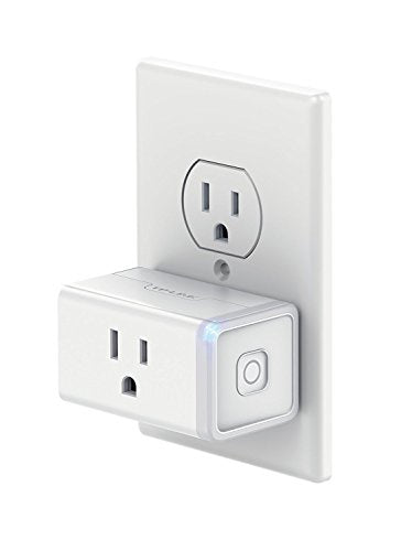 Plug Classic 15A,  Home Wi-Fi Outlet Works with   & Google Home, No Hub Required, UL , 2.4G WiFi Only, 1-Pack(HS105) , White
