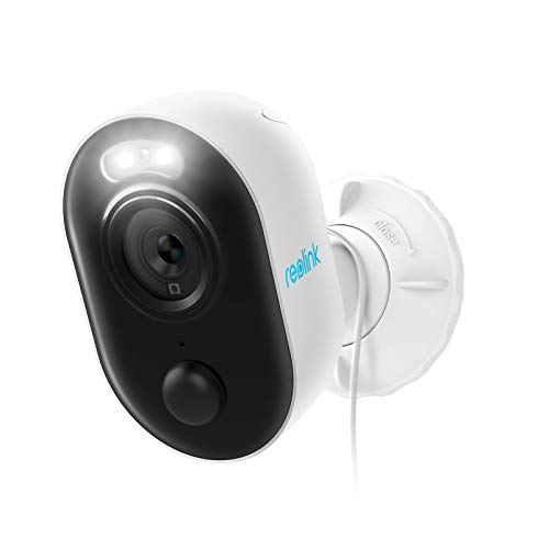 Outdoor Security Camera with Spotlight, Lumus 1080P HD Plug-in WiFi Camera for Home Security System, PIR Motion Detection, Two-Way Talk and Siren Alarm, Waterproof, Cloud/Micro SD Card Storage