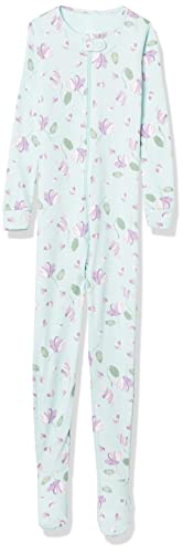 Infant (0-12 Baby Toddler Girl Snug Fit Cotton Zipper One Piece Pajamas, CRYSTALMNT, 0-3 Months