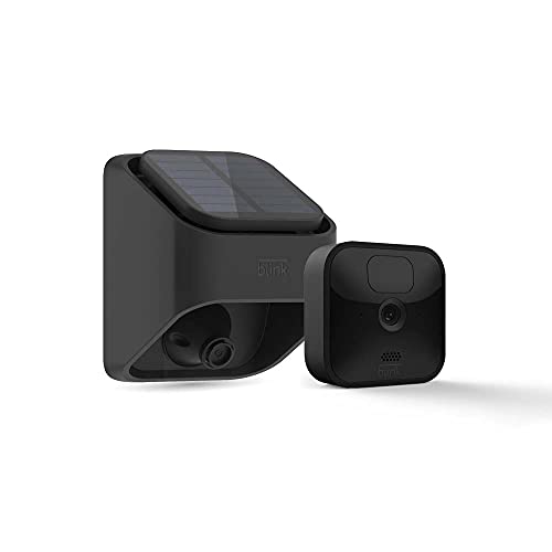 Outdoor solar-powered camera with wireless charging and motion detection