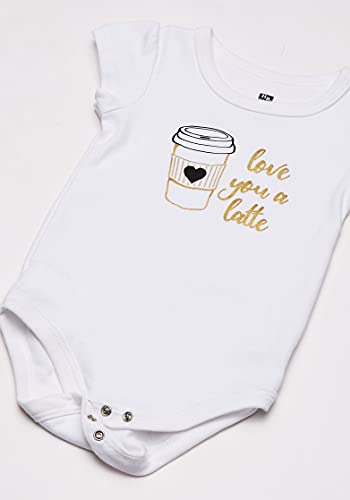 Uni   Cotton Bodysuit, Pant and Shoe Set, Latte, 6-9 Months