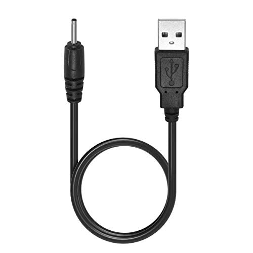 USB to DC 2.0mm Cable, USB 2.0 Type A Male to DC 2.0mm x 0.6mm 5 Volt DC Barrel Jack Power Adapter Connector Charging Cable