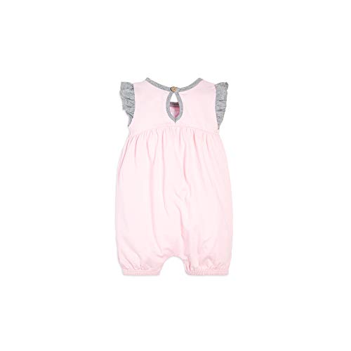 girls Rompers, of 2 Bubbles, One Piece Jumpsuits, 100%  Cotton Layette Set, Blossom Multi Stripe, 6 Months US
