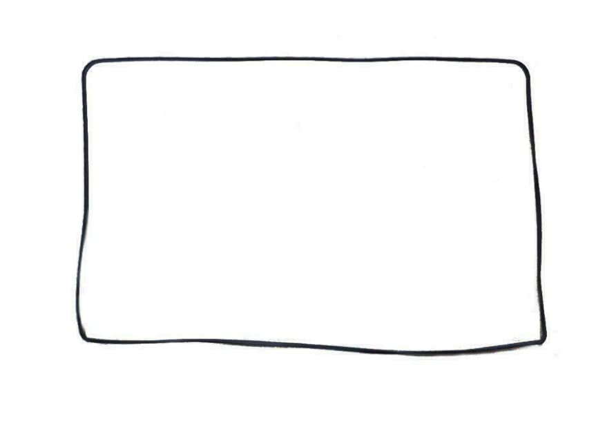 LCD screen middle frame rubber bezel for MacBook Air 13"