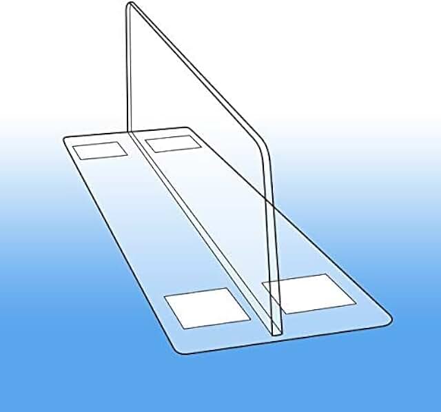 50 Heavy Duty Shelf Dividers, 3" H x 10" L