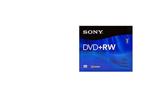 5DPW47R2H 5-Pack DVD+RW Rewriteable DVD Discs (4.7GB)