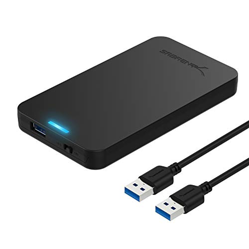 2.5-Inch SATA to USB 3.0 External Hard Drive Enclosure Black