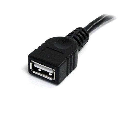 10 ft Black USB 2.0 Extension Cable A to A - 10ft USB 2.0 Extension Cable - 10ft USB Male Female Cable (USBEXTAA10BK)