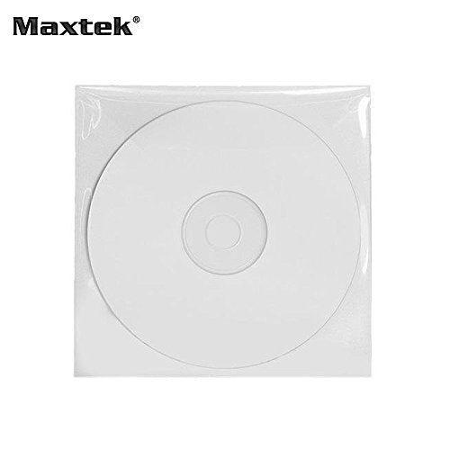 1,000 Pieces Clear Transparent CPP Plastic CD DVD Sleeves Envelope Holder, 100 Micron Thickness.