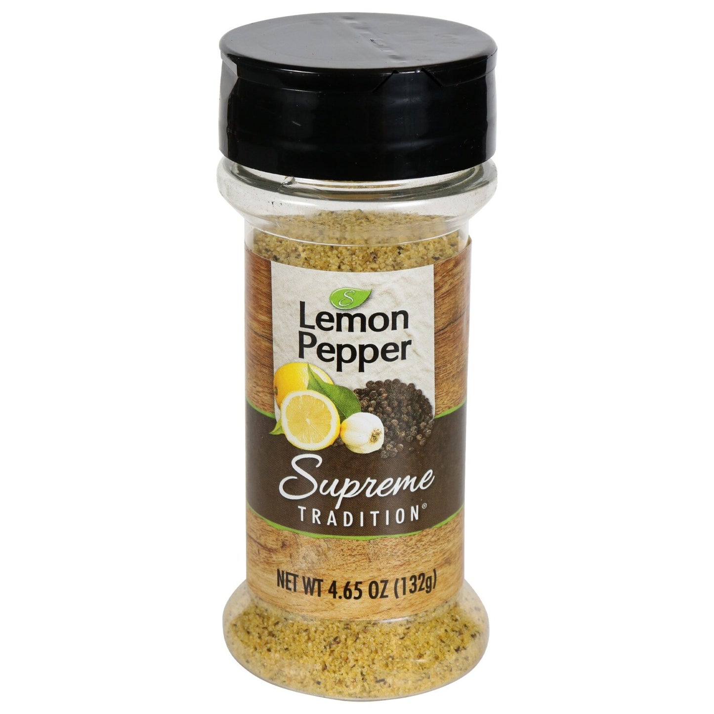 Supreme Tradition Lemon Pepper Seasoning, 4.65-oz. Bottles (Pack of 12)