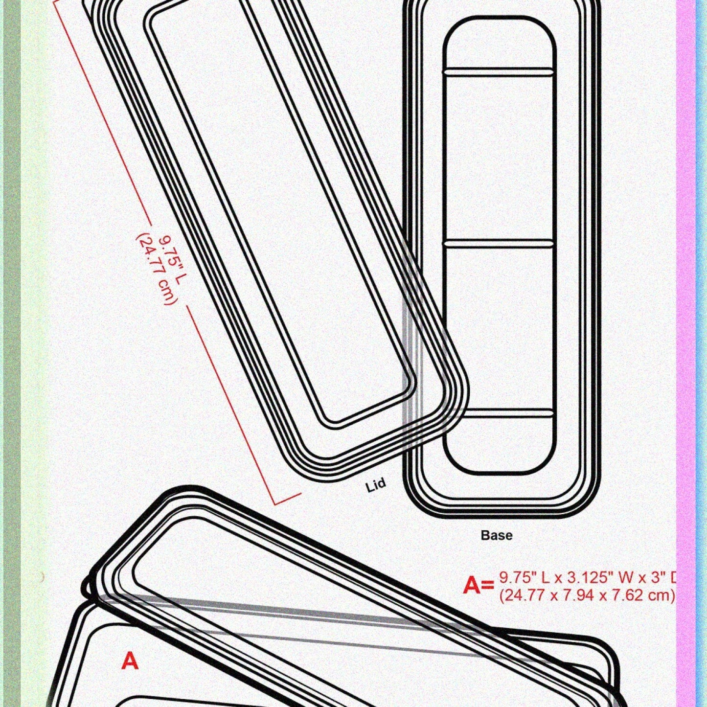 XL Clear Storage Bins with Lids 4-Pack