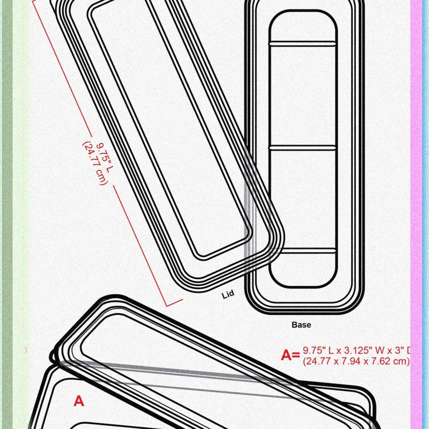 XL Clear Storage Bins with Lids 4-Pack
