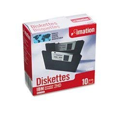 (3 Pack Value Bundle) 3.5" Floppy Diskettes, IBM-Formatted, DS/HD