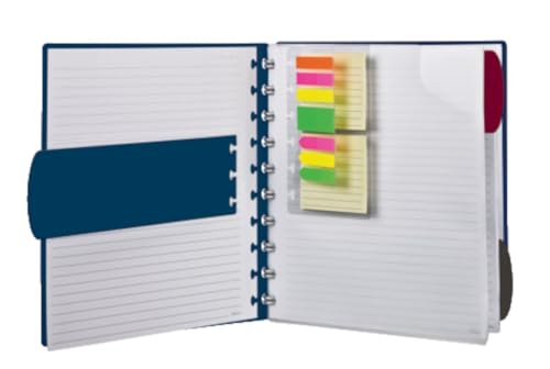 Wide-Ruled Navy Notebook, Letter Size, 60 Sheets