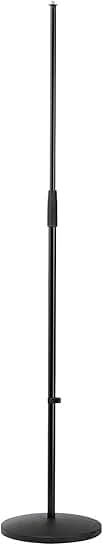 Adjustable Microphone Stand with Round Base