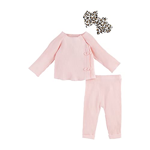 Leopard Three-Piece Set, 3-6 Months