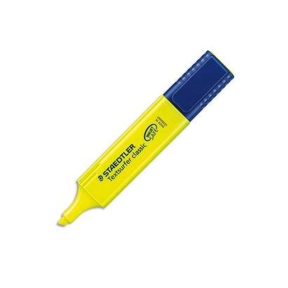 Yellow highlighter pens, box of 10
