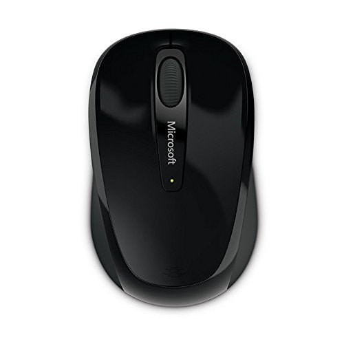 Wireless Mobile Mouse 3500 - Black. Comfortable design, Right/Left Hand Use, Wireless, USB 2.0 with Nano transceiver for PC/Laptop/Desktop, works with for Mac/Windows Computers