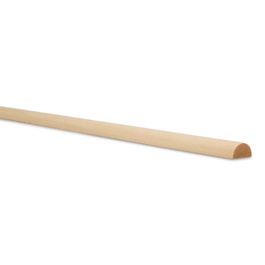50 Unfinished 12-inch x 1/2-inch Split Wood Dowel Rods