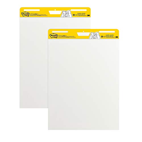 Super Sticky Easel Pad, 25 x 30 inches, 30 sheets, 2 packs