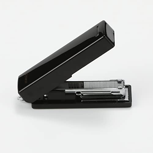 Compact black stapler from XS series