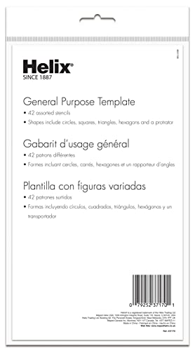 General Purpose Drawing Template with 41 Shapes
