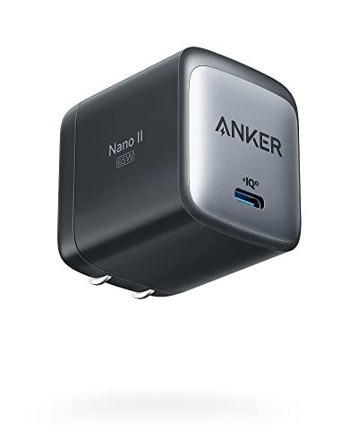 Nano II 65W USB C Charger for MacBook, Galaxy, iPhone, iPad