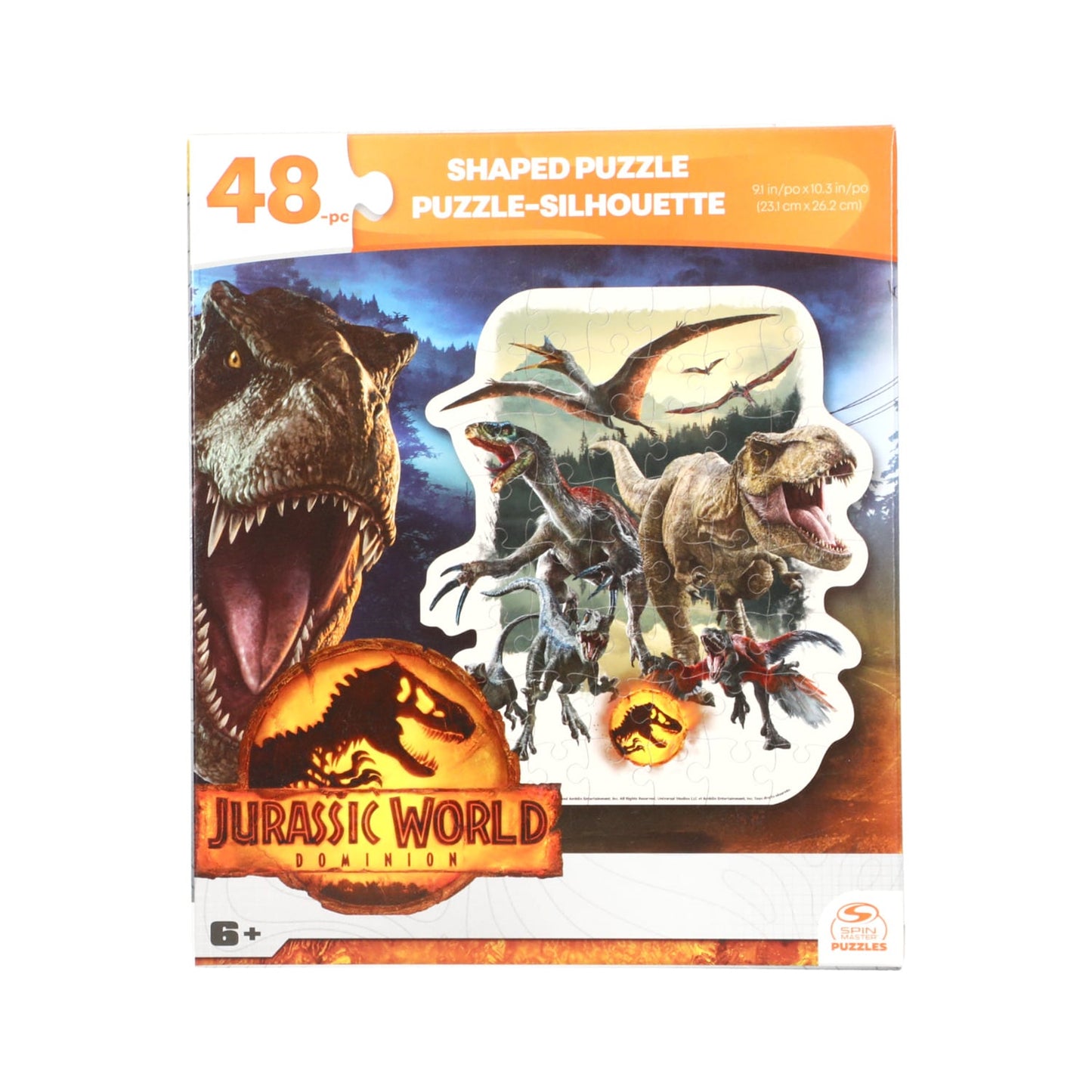 Jurassic World Shaped Dinosaur Puzzles, 48-pc. (Pack of 36)
