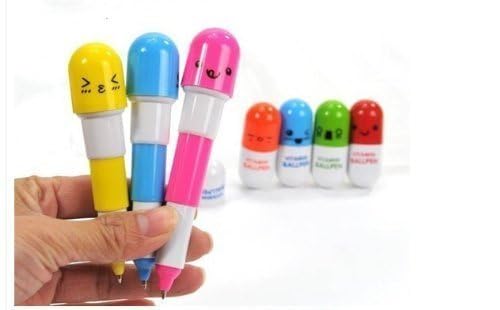 24-Piece Smiling Face Cartoon Ballpoint Pen Set