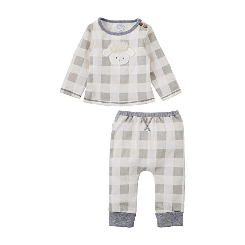 Baby Pocket Sheep 2 Piece Set, Gray, 0-3 Months