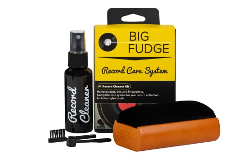 Vinyl Record Cleaning Kit with Brush Liquid Stylus and Pouch