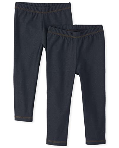 baby girls And Toddler Leggings, True Indigo 2 Pack, 18-24 Months US